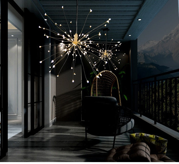 New Solar Firework Light Led Explosion Light Room Starry Decoration Light